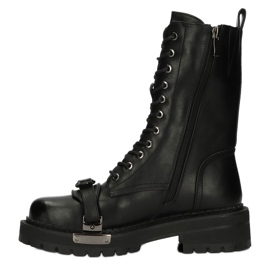 Filippo women's black boots women's fur insulated 3