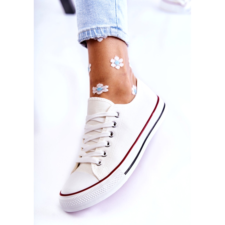 PJ1 Women's Classic Sneakers White Be Mine 4 PJ1 Women's Classic Sneakers White Be Mine 4