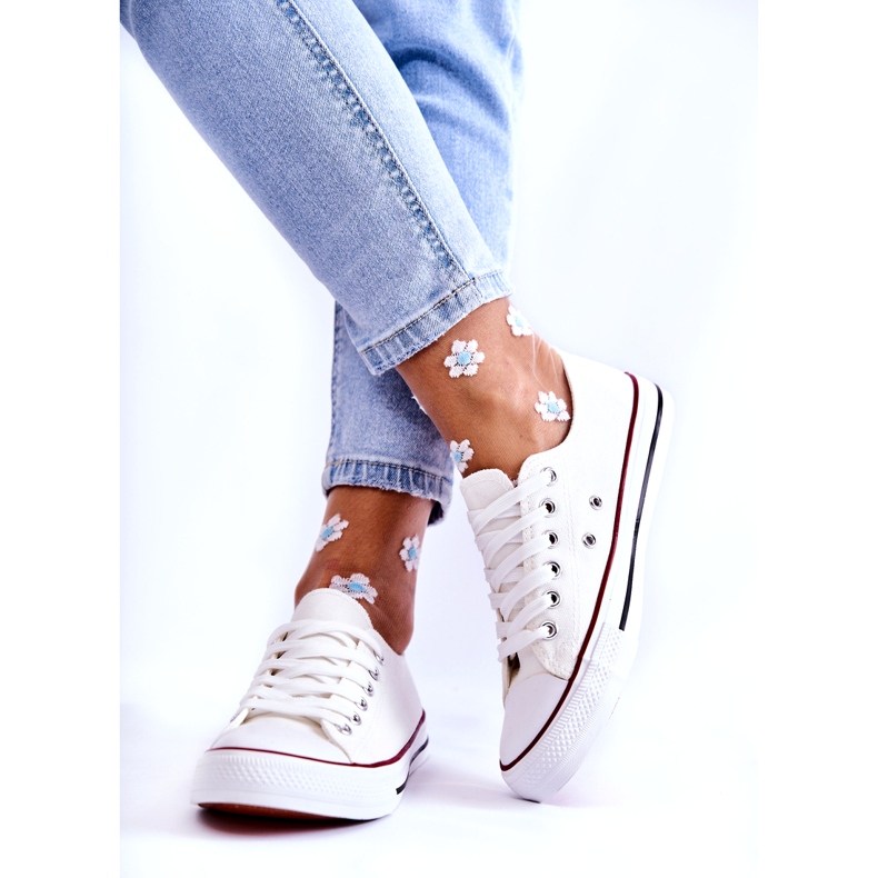 PJ1 Women's Classic Sneakers White Be Mine 1 PJ1 Women's Classic Sneakers White Be Mine 1