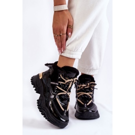 PM1 Women's Black Insulated Sports Boots Edora 1 PM1 Women's Black Insulated Sports Boots Edora 1