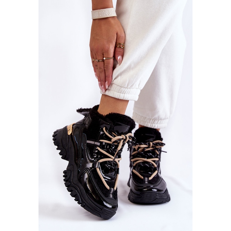 PM1 Women's Black Insulated Sports Boots Edora 1