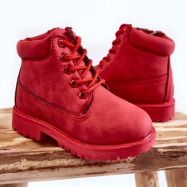 FR1 Children's Trappers Boots With Zippers Red Dexter 2