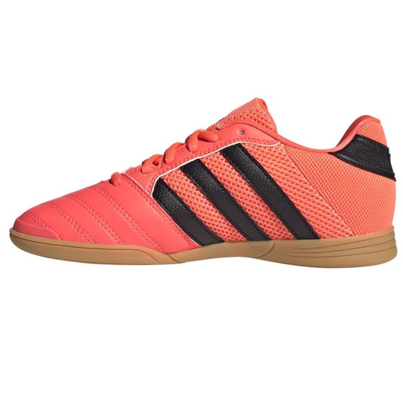 Adidas Super Sala In Jr GW1700 football boots red oranges and reds 1