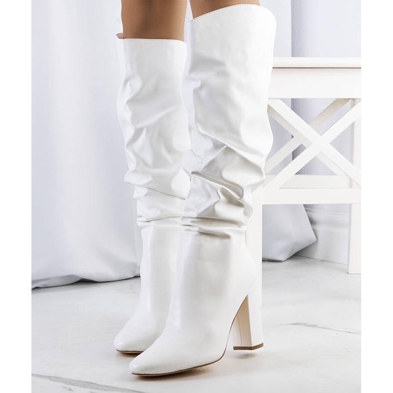 BM White Barbi boots 2