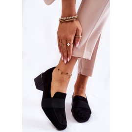 Fashionable Suede Pumps La.Fi 230033B-SU Black 1