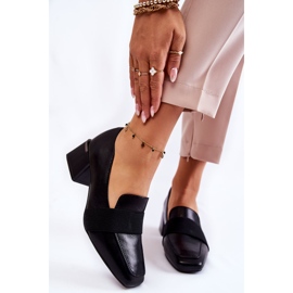 Fashionable Leather Pumps La.Fi 230033B-PU Black 1