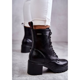 Vinceza Women's warm boots on high heels Black Grethe 2