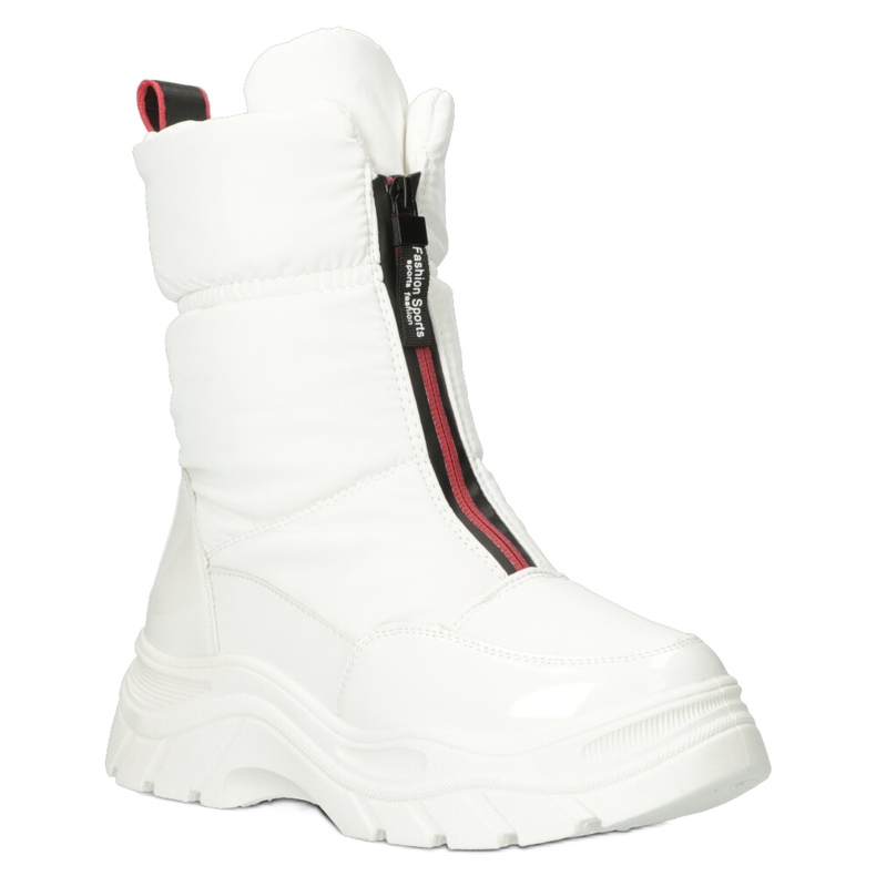 White women's snow boots insulated with fur on the Filippo DBT4236 slider 1