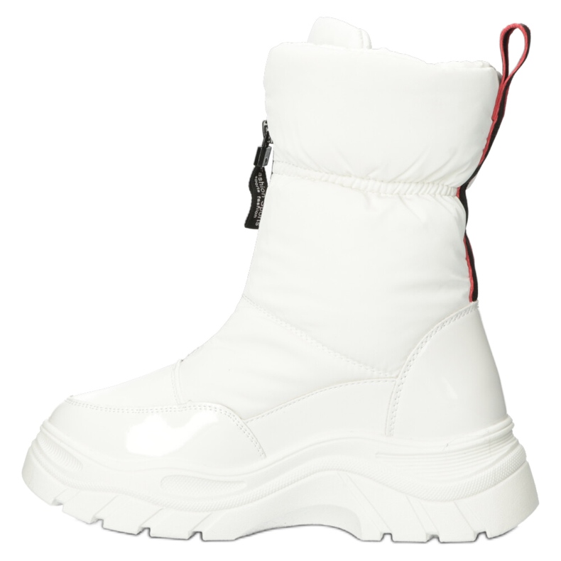 White women's snow boots insulated with fur on the Filippo DBT4236 slider 2