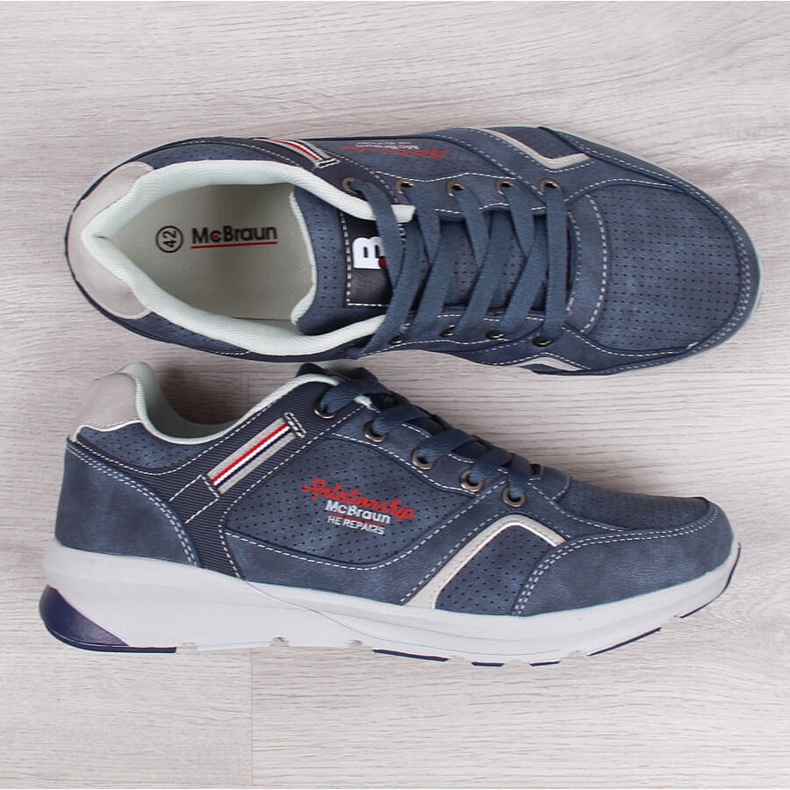 Men's casual sports shoes navy blue McBraun 1 Men's casual sports shoes navy blue McBraun 1