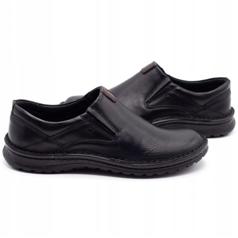 Joker Black men's leather loafers 382 4 Joker Black men's leather loafers 382 4