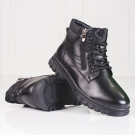SHELOVET Black winter men's high boots 1