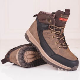 SHELOVET Men's brown high boots 1 SHELOVET Men's brown high boots 1