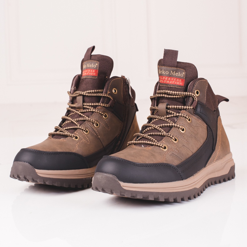 SHELOVET Men's brown high boots 2 SHELOVET Men's brown high boots 2