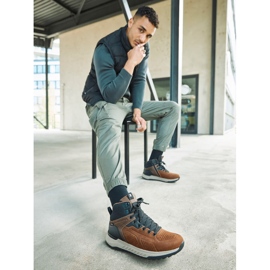 Brown men's shoes Rieker U0161-42 2