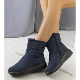 PA1 Alani navy blue quilted snow boots 1 PA1 Alani navy blue quilted snow boots 1
