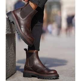 Marco Shoes Marco Chelsea Boots brown 1 Marco Shoes Marco Chelsea Boots brown 1