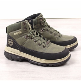 Men's Khaki Big Star KK174119 hiking boots green 1