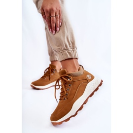 PA1 Women's Warm Trekking Shoes Trappers Camel Otto brown 1