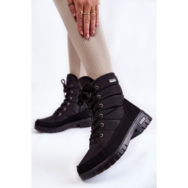 Women's insulated snow boots Progress PROGJ-21-14 Black 2