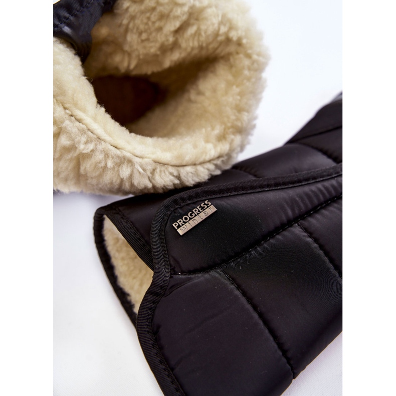 Women's Snow Boots With Velcro Progress PROGJ-22-128 Black 2