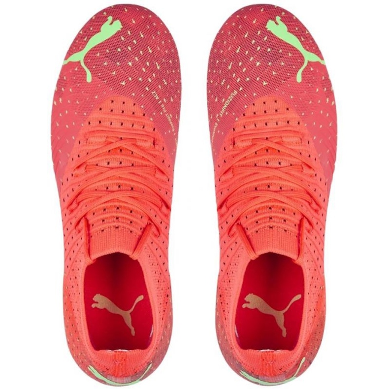 Puma Future 3.4 FG / AG Jr 107010 03 football boots orange oranges and reds 1