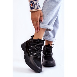 Women's Hiking Boots Memory Foam Big Star KK274218 Black 1