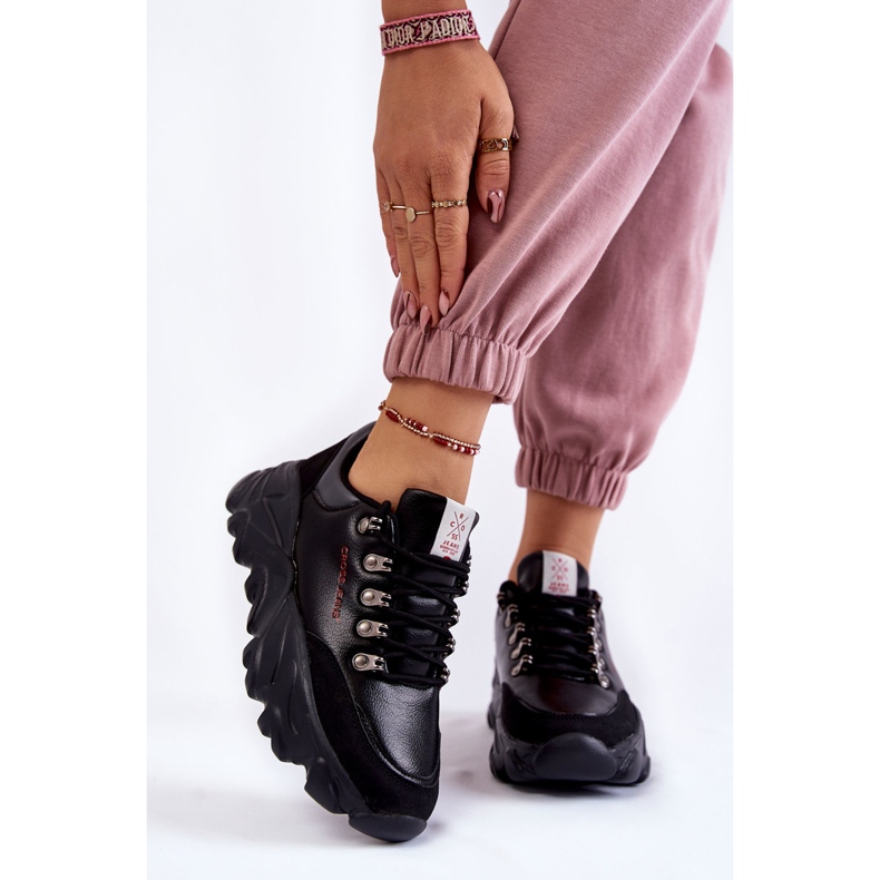 Women's Sneakers On The Platform Cross Jeans KK2R4073C Black 1 Women's Sneakers On The Platform Cross Jeans KK2R4073C Black 1