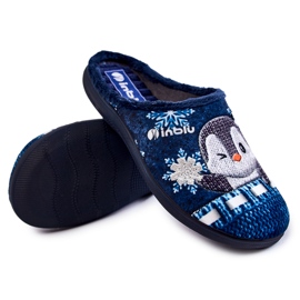 Women's Home Slippers Penguins Inblu EC-81-004 Navy Blue 1 Women's Home Slippers Penguins Inblu EC-81-004 Navy Blue 1