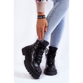 Sergio Leone Women's Boots On The Platform Black Nerina 1