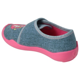 Befado children's shoes 122X016 blue pink 3
