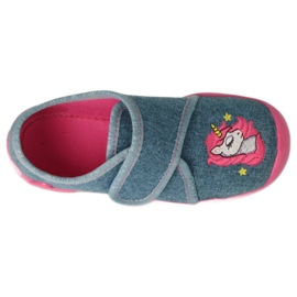 Befado children's shoes 122X016 blue pink 2