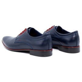 Olivier Men's formal leather shoes 277 navy blue 4