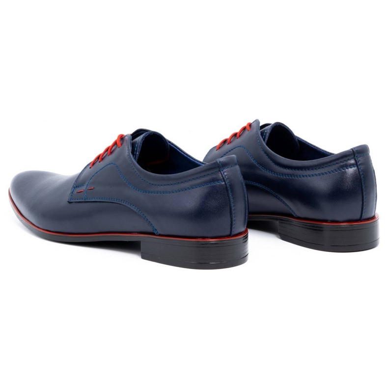 Olivier Men's formal leather shoes 277 navy blue 4