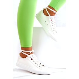 Low Leather Sneakers Big Star JJ274007 White 2 Low Leather Sneakers Big Star JJ274007 White 2