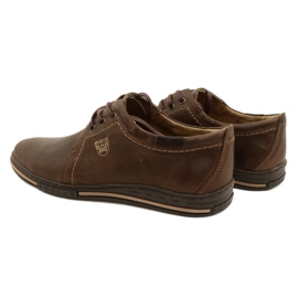 Polbut Leather men's shoes 343 brown 7