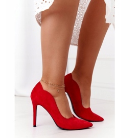 Women's Stilettos Suede Red S.Barski Ziger 2