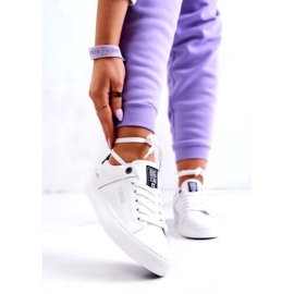 Leather Sneakers Big Star JJ274211 White and Black 1