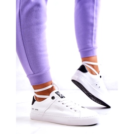 Leather Sneakers Big Star JJ274211 White and Black 3