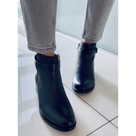 BM Women's full grain and suede Chelsea boots, Amil Black 2