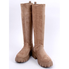 BM Suede boots with a thick Cards Khaki sole 1