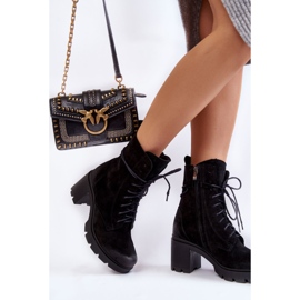 PL5 Suede Women's Boots On High Heel Black Rea 2 PL5 Suede Women's Boots On High Heel Black Rea 2