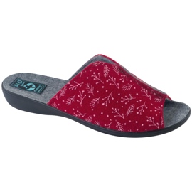 Women's felt slippers DIK41 BIO NATURE ADANEX 27778 red 1 Women's felt slippers DIK41 BIO NATURE ADANEX 27778 red 1