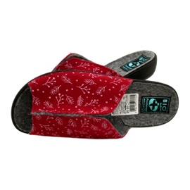 Women's felt slippers DIK41 BIO NATURE ADANEX 27778 red 4 Women's felt slippers DIK41 BIO NATURE ADANEX 27778 red 4