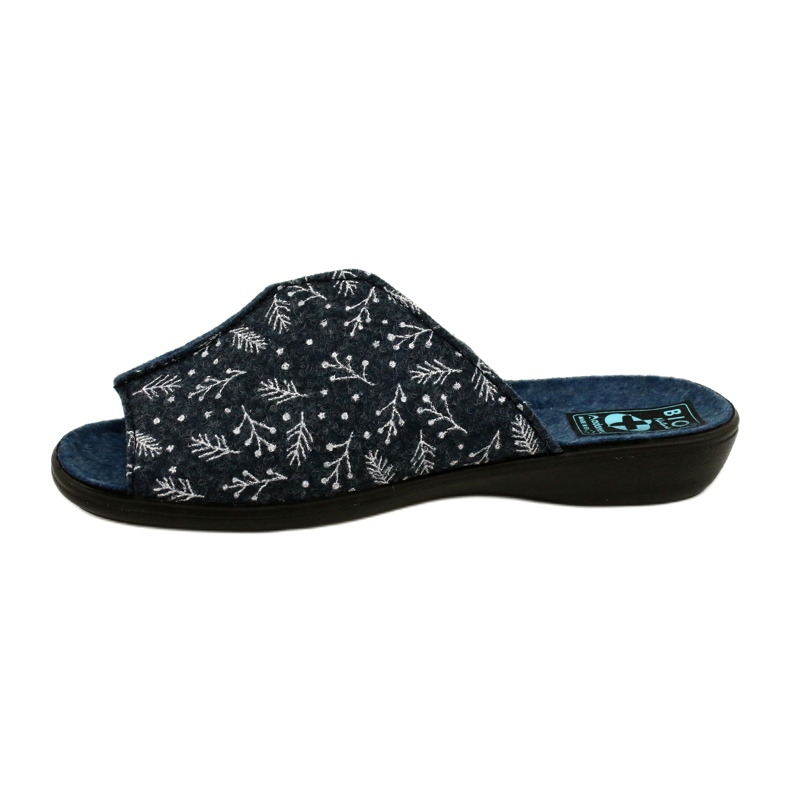 Felt slippers DIK41 BIO Nature Adanex 27780 blue 2 Felt slippers DIK41 BIO Nature Adanex 27780 blue 2