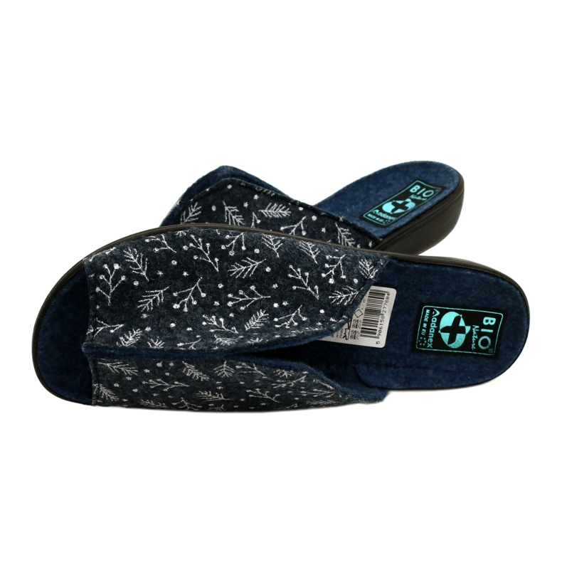 Felt slippers DIK41 BIO Nature Adanex 27780 blue 4