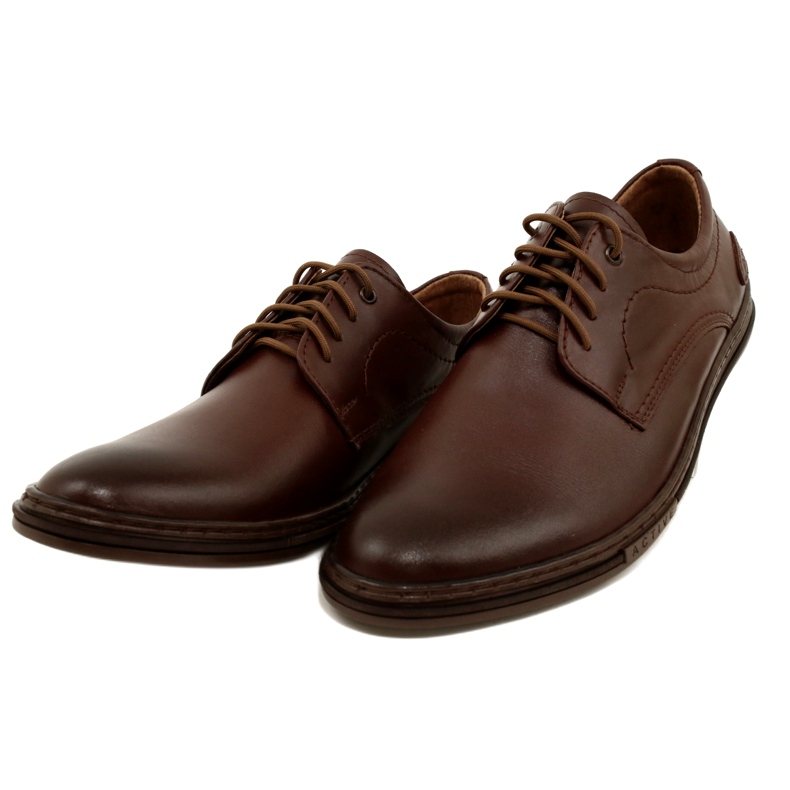 Olivier Men's leather shoes 295l brown 2