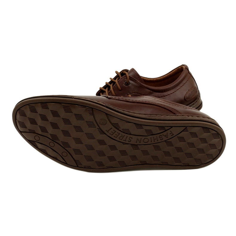 Olivier Men's leather shoes 295l brown 5