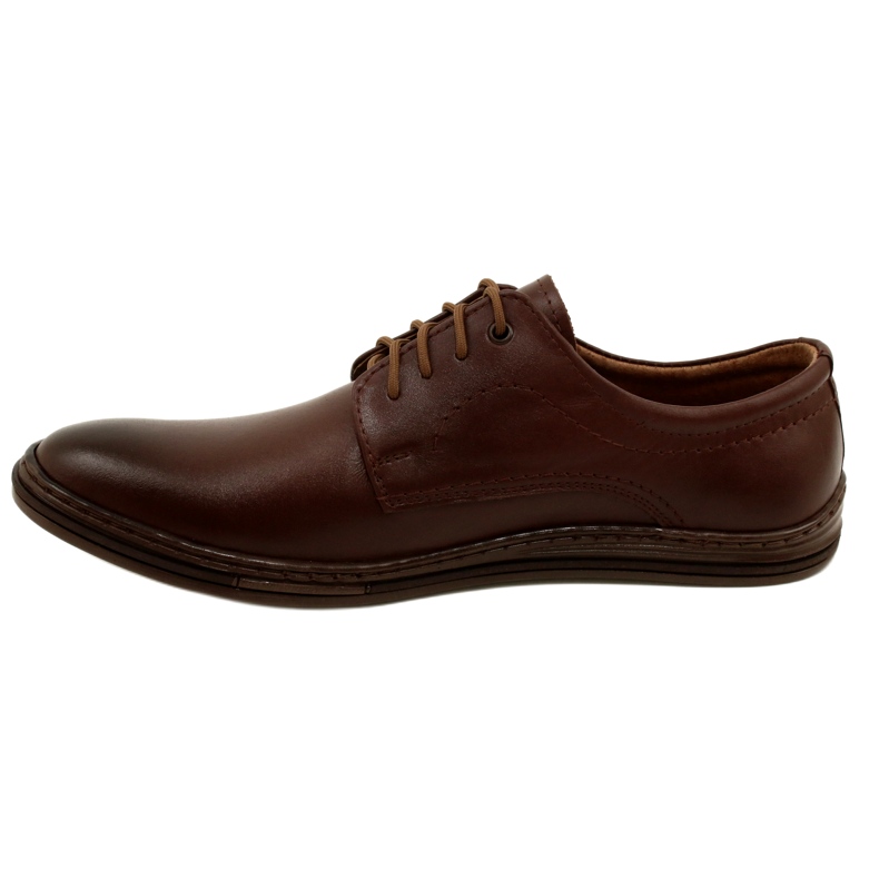 Olivier Men's leather shoes 295l brown 1