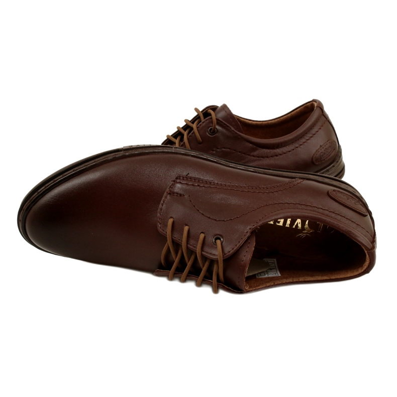 Olivier Men's leather shoes 295l brown 4